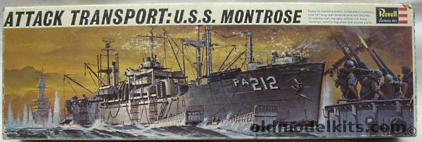 Revell 1/376 USS Montrose PA212 ( USS Randall Attack Transport PA224), H452 plastic model kit